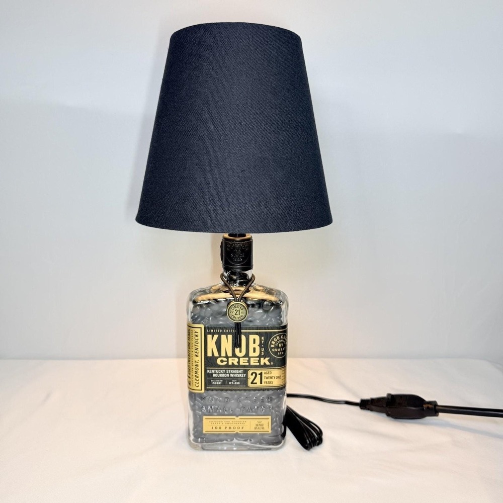 Knob Creek Table Lamp 21 Year Limited Edition Bourbon Bottle Fathers Day